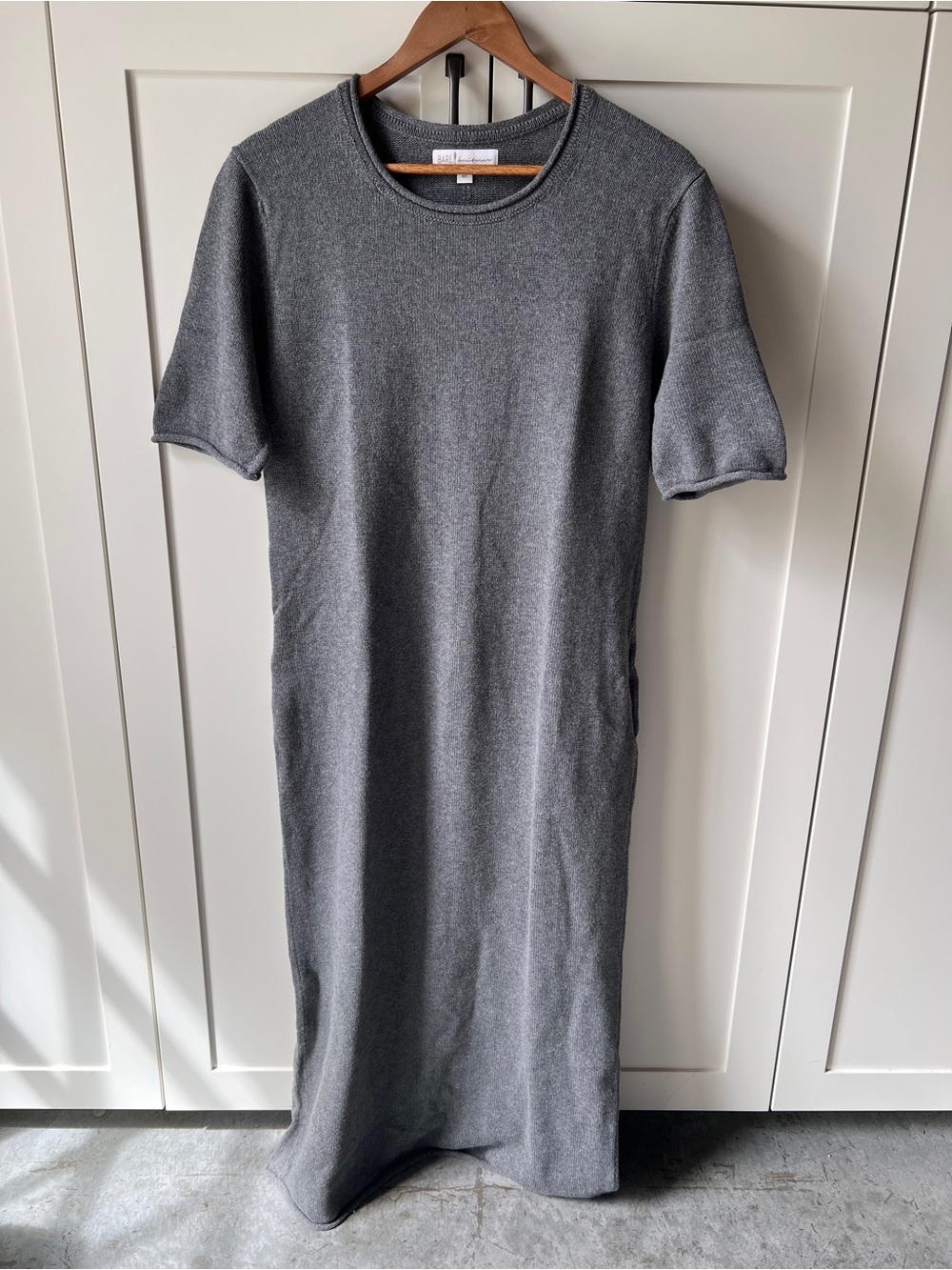 BARE KNITWEAR Pima cotton dress M/L